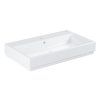 Grohe Cube Ceramic - Umývadlo s prepadom, 800 mm x 490 mm, PureGuard, alpská biela 3946900H