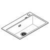 Grohe Drezy - Kompozitný drez K700 s automatickým odtokom, 780x510 mm, granitová sivá 31652AT0