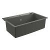 Grohe Drezy - Kompozitný drez K700 s automatickým odtokom, 780x510 mm, granitová sivá 31652AT0
