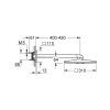 Grohe Rainshower SmartActive Cube - Hlavová sprcha 310, sprchové rameno 430 mm, 2 prúdy, mesačná biela 26479LS0