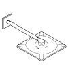 Grohe Rainshower SmartActive Cube - Hlavová sprcha 310, sprchové rameno 430 mm, 2 prúdy, mesačná biela 26479LS0