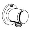 Grohe Relexa - Nástenné kolienko, chróm 28671000