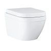 Grohe Euro Ceramic - Závesné WC s doskou SoftClose, Rimless, Triple Vortex, alpská biela 39554000