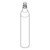 Grohe Náhradné diely - Tlaková fľaša CO2 425 g na Grohe Blue (4 ks) 40422000