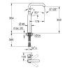 Grohe Essence - Páková umývadlová batéria XL, Warm Sunset 32901DA1