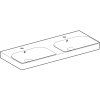 Geberit Smyle Square - Dvojumývadlo 500.223.01.1