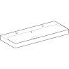 Geberit Umývadlo Geberit Smyle Square: 120x48cm, Otvor pre batériu=Vľavo a vpravo, Prepad=Viditeľné, Biela 500.253.01.1