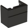 Geberit Skrinka Geberit pod umývadlo Smyle Square, s dvomi zásuvkami: 73.4x61.7x47cm, Láva 500.353.JK.1