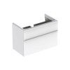 Geberit Skrinka Geberit pod umývadlo Smyle Square, s dvomi zásuvkami: 88.4x61.7x47cm, Biela 500.354.00.1