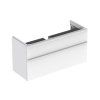 Geberit Skrinka Geberit pod umývadlo Smyle Square, s dvomi zásuvkami: 118.4x61.7x47cm, Biela 500.355.00.1