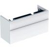 Geberit Skrinka pod dvojumývadlo Geberit Smyle Square, s dvomi zásuvkami: 118.4x61.7x47cm, Biela 500.356.00.1