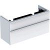 Geberit Skrinka pod dvojumývadlo Geberit Smyle Square, s dvomi zásuvkami: 118.4x61.7x47cm, Biela 500.356.00.1