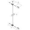 Grohe Euphoria - Sprchová tyč 600 mm, chróm 27499000