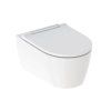 Geberit ONE - Závesné WC s doskou softclose, TurboFlush, KeraTect, biela/chróm 500.202.01.1