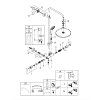 Grohe Euphoria - Sprchový systém 310 s termostatickou batériou na omietku, kefovaný tmavý grafit 26075AL0