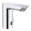Grohe Bau Cosmopolitan E - Infračervená elektronická umývadlová batéria so zmiešavacím zariadením, napájanie zo 6 V batérie, chróm 36451000