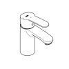 Grohe Eurostyle Cosmopolitan - Páková umývadlová batéria ES, chróm 2337320E