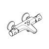 Grohe Grohtherm 800 - Termostatická vaňová batéria, chróm 34567000