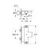 Grohe Grohtherm 2000 - Termostatická vaňová batéria, chróm 34464001
