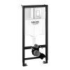 Grohe Rapid SL - Predstenová inštalačná súprava na závesné WC, výška 1,13 m, ovládacie tlačidlo Skate Cosmopolitan, chróm 38772001