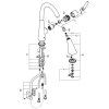 Grohe Zedra - Drezová batéria s výsuvnou spŕškou, chróm 32294002