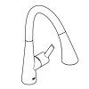 Grohe Zedra - Drezová batéria s výsuvnou spŕškou, chróm 32294002