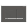 Geberit Sigma30 - Ovládacie tlačidlo Sigma30 MATNÉ, čierna mat/chróm 115.883.14.1