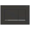 Geberit Sigma30 - Ovládacie tlačidlo Sigma30 MATNÉ, čierna mat/chróm 115.883.14.1