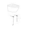 Grohe Euro Ceramic - Závesné WC, Rimless, PureGuard, Triple Vortex, alpská biela 3932800H