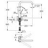 Grohe Essence - Drezová batéria, kefovaný tmavý grafit 30269AL0