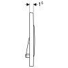 Geberit Sigma20 - Ovládacie tlačidlo Sigma20, chróm mat/chróm 115.882.KN.1