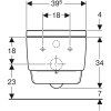 Geberit AquaClean - Elektronický bidet Mera Comfort závesný, SoftClosing, alpská biela 146.212.11.1