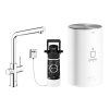 Grohe Red - Drezová batéria Duo s ohrevom vody a filtráciou, zásobník M, chróm 30327001