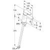 Kludi Pure&Easy -  umývadlová stoj. batéria DN70 bez odpad. súpravy chróm 370280565