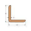 WOODCOTE ESHOP produkt kodrefa vonkajsi profil 30x30 10603431